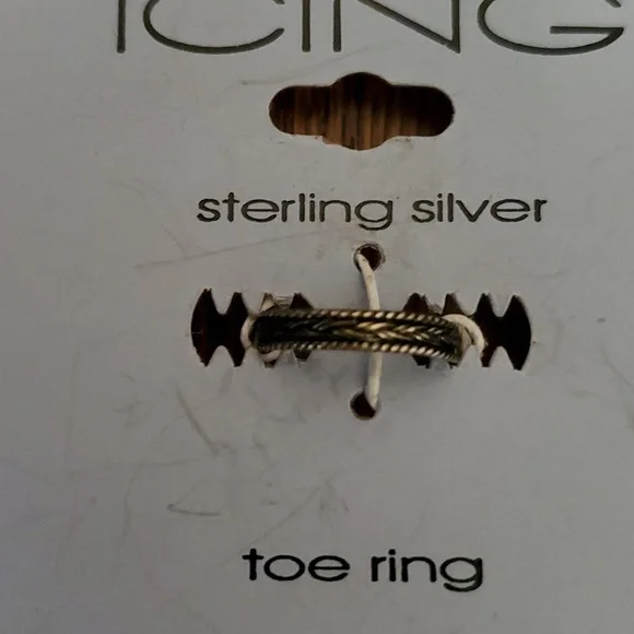 New with Tags - Lot of 4 Sterling Silver Toe Rings by Icing  Claires - Picture 4 of 6